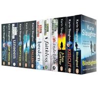 Karin Slaughter Will Trent and Grant County Series 12 Books Collection Set (Blindsighted,Kisscut,A Faint Cold Fear,Indelible,Faithless,Broken,Fallen,Fractured,Triptych,Unseen,Cop Town,Pretty Girls)