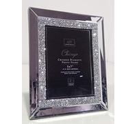 Karina Bailey Glamorous Mirror Crushed Diamante Glass Mirrored Photo frame 5”x7” Gifts