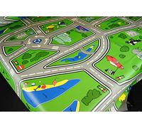Karina Home Fun Childrens Road Map Kids PVC Wipe Clean Tablecloth (400cm x 140cm)