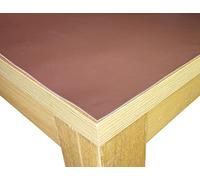 Karina Home Round EXTRA WIDE Heat Resistant Brown Table Protector Round (Brown, 153cm)