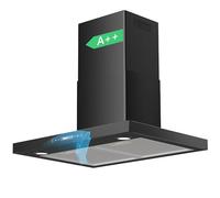 Karinear Cooker Hood 60cm Touch & Gesture Control Kitchen Extractor Fan 650 M³/H,With Carbon Filters Recirculating & Ducting Wall Mounted Cooker Extractor Fan 58db Black