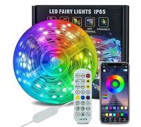Kariosid 32.8ft LED Fairy Lights, IP65 Waterproof Color Changing String Lights with Remote Control and App,Music Synchronized Light Strip,USB Plug in,Suitable for Garden Wedding,Camping,Party,Bedroom