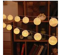 Kariosid LED Cotton Ball String Lights,2.5M/8.2FT Fairy Lights,20LED Battery Powered String Lights,Portable Indoor Fairy Lights for Decoration,Christmas,Party,Bedroom,Patio,Bedroom,Living Room