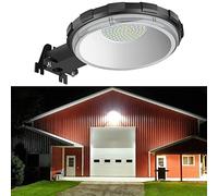 Karjoefar LED Barn Light, Dusk to Dawn Outdoor Lighting with 100W 10000LM 5000K Daylight, IP65 Waterproof Outdoor Security Flood Lights for Garage Yard Street Warehouse Use