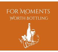 Karkar Wine Gift Bag Leather Bottle Bags for Wine, for Moments Worth Bottling Reusable Champagne Gift, Carrier Bag with Handle for Camping Picnic Birthday Wedding Anniversary Celebration Party Favors