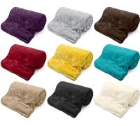 KARKARM Luxurious Soft Faux Fake Fur Blanket Sofa Bed Throw King Size 200x240cm, Winter Warm Cosy Faux Fur Throws Extra Large 3 Seater Blankets for Sofa Beds Couch (Mink/Tan/Camel)