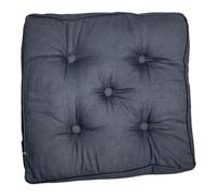 KARKARM New Armchair Booster Cushion Large 2 Pack 45 x 45 cm + 10cm Thick Booster Seat Pad Cushion Adults Chair Floor Cushion, Garden, Office, Pregnancy, Dining Chair Cushion Seat (Black)