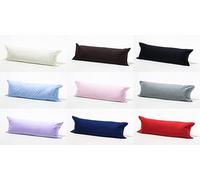 KARKARM New Extra Large Bolster Pillow Cases 6ft - Soft Poly Cotton Bolster Pillow Case Super King - Multipurpose Long Full Body Bolster Bed Pillow Cover 72" x 19", White