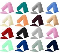 KARKARM New V Shaped Pillow Cases Covers only 2 Pack 75x35cm, Large V Neck Pillow Cases, Plain Dye V Pillowcases Pair for Adults Orthopedic V Shape Pillow Cover (Wine)