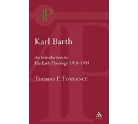 Karl Barth: Introduction to Early Theology (Academic Paperback)