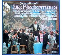 Karl Böhm & Wiener Philharmoniker / Gundula Janowitz / Eberhard Wächter / Wolfgang Windgassen / Renate Holm / Erich Kunz u.a. - Strauss: Die Fledermaus (Gesamtaufnahme) [Vinyl Schallplatte] [2 LP Box-Set]