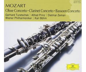 Karl Bohm/VPO/Turetschek NEW CD Mozart Oboe/Clarinet /Bassoon Concertos OBI