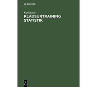 Karl Bosch Klausurtraining Statistik (Hardback) (US IMPORT)