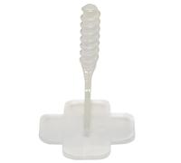 Karl Dahm Levelmac Basic Tabs for 2 mm Grouts, Pack of 5,000, Transparent, Threaded Base Tabs for Tile Levelling System, Easy Tiling with Professional Tile Laying Aid - 13506
