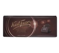 Karl Fazer Blue Finnish DARK CHOCOLATE 47% COCOA 1 Bar = 200g (7,05oz)