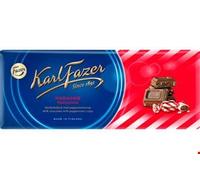 Karl Fazer Peppermint Crisps in Milk Chocolate 200g (Set of Eight)