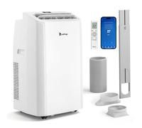 Karl home 12000BTU Portable Air Conditioner, 5-in-1 Mobile AC with Cooling, Heating, Dehumidifier, Fan, Sleep Mode, Air Conditioning Unit with Remote Control, Smart WiFi & Window Kit for Home Office