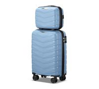 Karl home Luggage Set 2 Piece, 20in Carry-on with 12 Mini Case, Blue