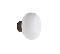 Karl-Johan Wall Lamp Ø23 Opal Glass & Smoked Oak