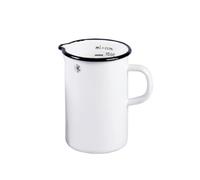 Karl Kruger Household Enamel Liter Measure with Spout, 1 L White 30 x 10 x 30 cm