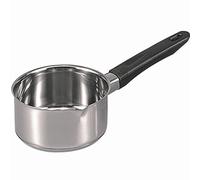 Karl Kruger Saucepan and Milk Pot with Spout, 0.90 l, Stainless Steel, Silver, 0.9 Litre