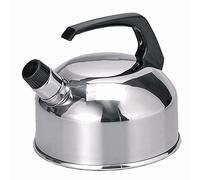 Karl Kruger Stainless Steel Flute Kettle Keel Model, 2.3 L Black/Silver 30 x 30 x 30 cm
