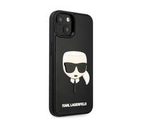 Karl Lagerfeld 3D Rubber Karl's Head Case, Black - iPhone 14 Plus