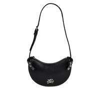 Karl Lagerfeld Autograph Shoulder bag Genuine Leather 26 cm black