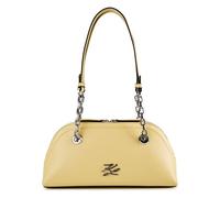 Karl Lagerfeld Autograph Shoulder Bag Genuine Leather 30 cm yellow