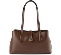 Karl Lagerfeld Autograph Shoulder Bag Genuine Leather 33 cm brown