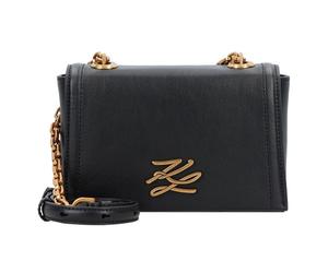 Karl Lagerfeld Autograph Shoulder bag Leather 20 cm black