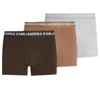KARL LAGERFELD B.V Men's Karl Lagerfeld, Logo Trunk Multiband (3 Pack), Multicoloured, XL