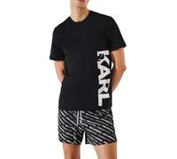 KARL LAGERFELD B.V Men's Lagerfeld, Karl Vertical Logo T-Shirt, Black, L