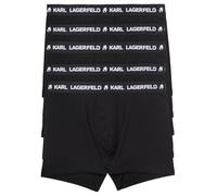 Karl Lagerfeld B.V Men's Logo Trunk Set (5 Pack), Black, S