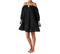 Karl Lagerfeld B.V Women's Karl DNA Off Shoulder Dress Casual, Black, L