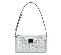 Karl Lagerfeld Behind the Seams Shoulder Bag Leather 23 cm silver colored