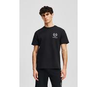 Karl Lagerfeld Black Hotel Karl Crest Ss T-shirt size XS | Basic T-Shirts Outlet | Men XS