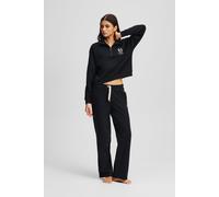 Karl Lagerfeld Black Hotel Karl Crest Straight Leg size S | Sweatpants Outlet | Women S