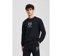 Karl Lagerfeld Black Hotel Karl Crest Sweatshirt size L | Sweaters Outlet | Men L