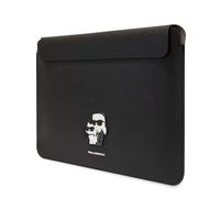Karl Lagerfeld Black Saffiano Karl&Choupette 16" Laptop/Tablet Case