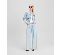Karl Lagerfeld Button Denim Jacket Light Blue Denim size XL | Denim Jackets Outlet | Women | Blue XL