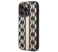Karl Lagerfeld Case for iPhone 14 Pro Max PU Monogram Stripe
