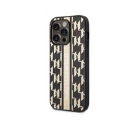 Karl Lagerfeld Case for iPhone 14 Pro PU Monogram Stripe