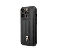 Karl Lagerfeld Case for iPhone 14 Pro PU Puffy Ikonik Pins