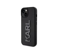 Karl Lagerfeld Case for iPhone 15 Plus 3D Rubber with Glitter Karl Logo