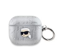 Karl Lagerfeld Case for Pods 3 Monogram with Karl Head Embossed Design
