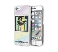 Karl Lagerfeld Case Karlifornia Dreams Palms Transparent - iPhone 6+/6s+/7+/8+