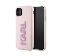 Karl Lagerfeld Case KLHCN613DMBKCP 3D Glitter Logo Pink - iPhone 11/XR