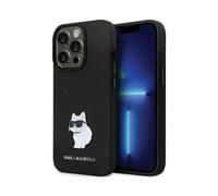 Karl Lagerfeld Case KLHCP14XSMHCNPK Silicone Metal Pen Black - iPhone 14 Pro Max