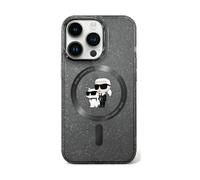 Karl Lagerfeld Case KLHMN61HGKCNOK Karl & Choupette Glitter MagSafe Black - iPhone 11/XR